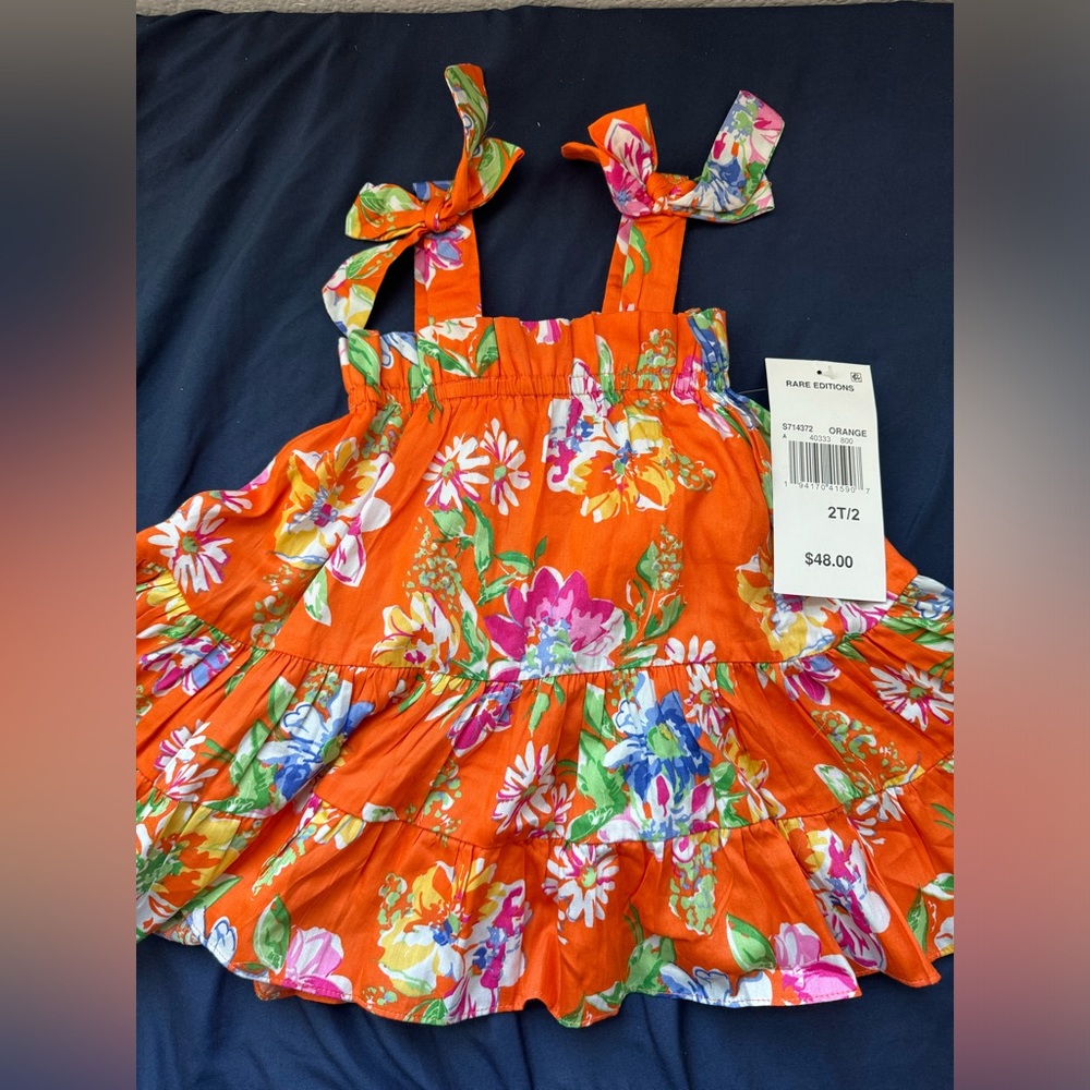 Rare Editions 2T floral dress